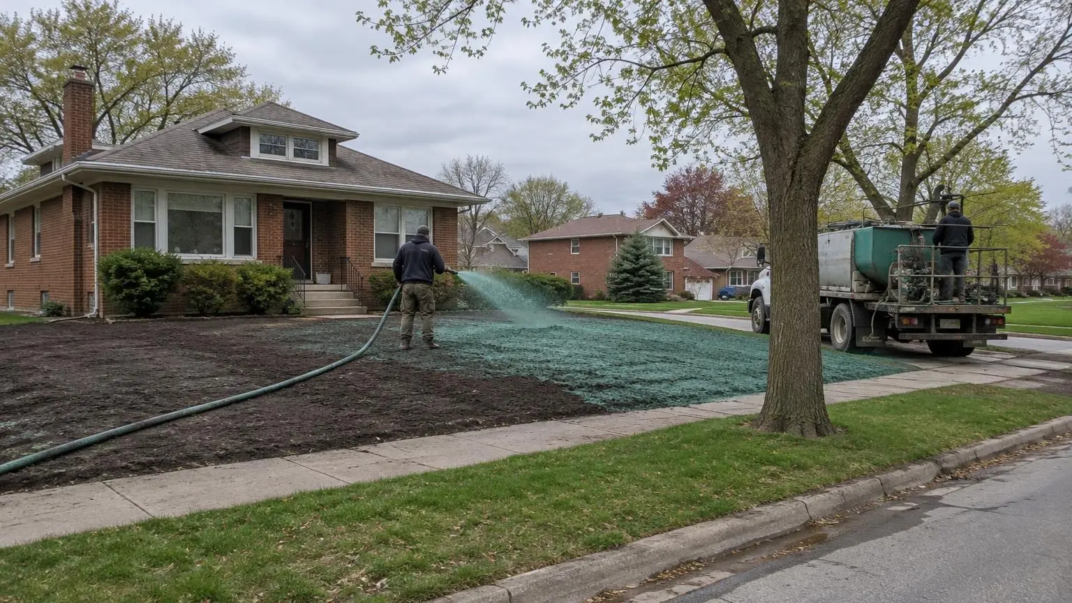 Hydroseeding in Chicago, IL